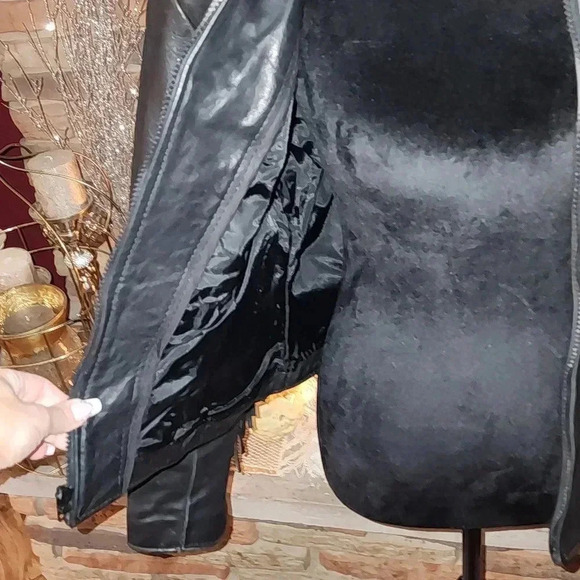 California Creations Leather Fringe Jacket - Picture 6 of 11